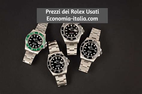 valore rolex vent anni fa|prezzi rolex usati.